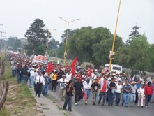 March in Atenco