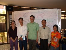 The authors with participants in their communication and project cycle workshop, KID 