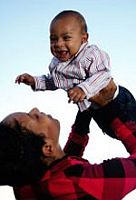 U.S. Army Specialist Alexis Hutchinson with her son, Kamani. / Credit:Courtesy of Alexis Hutchinson