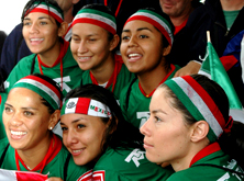 Mexican women's team in Brazil (Photo: Wil Corker)