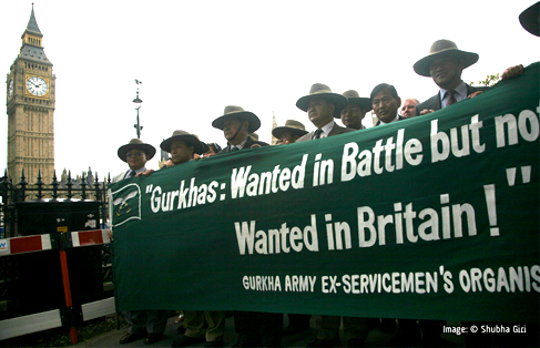 Gurkhas Rally for Rights