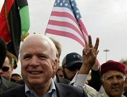 McCain during recent visit to Libya