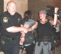 The arrest of journalist Sam Mayfield