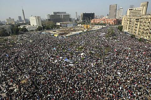 The Uprising in Tahrir Square, Egypt