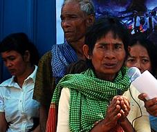 Displaced Cambodian activists