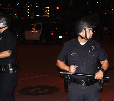 Police at Occupy LA