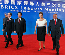 Leaders of Brazil, Russia, India and China