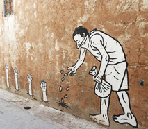 Revolutionary street art in Tunisia