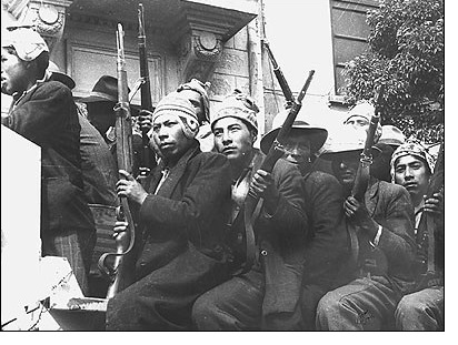 An armed militia in Bolivia’s 1952 National Revolution