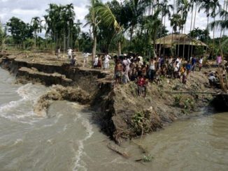 Flooding in Bangladesh.