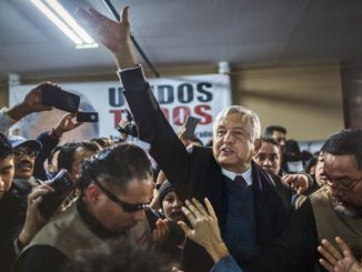 Mexican Presidential Candidate Andrés Manuel López Obrador. Photo by Andres Kudacki / AP
