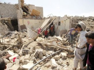 Following a bombing in Yemen, 2016. (Reuters)