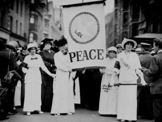 The Women's Peace Parade, August 29, 1914, New York City.