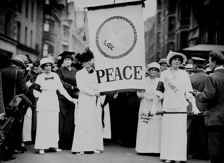The Women's Peace Parade, August 29, 1914, New York City.