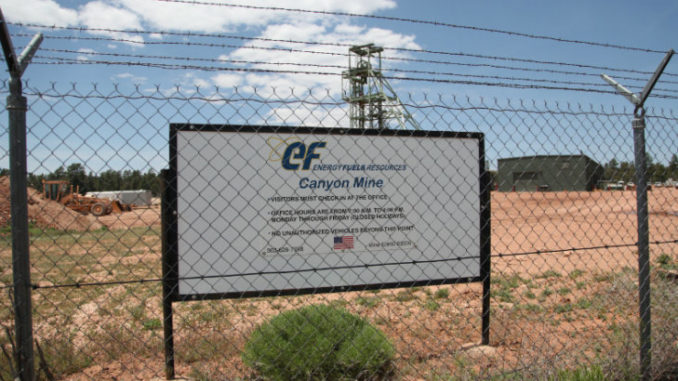 The Canyon uranium mine. Photo: Garet Bleir