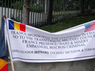 Chad Protest at French Embassy