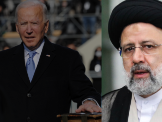 Joe Biden (left) and Iranian President-elect Ebrahim Raisi / credit: Joint Congressional Committee on Inaugural Ceremonies, Mehr News Agency