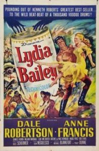 Poster for 1948 film "Lydia Bailey"
