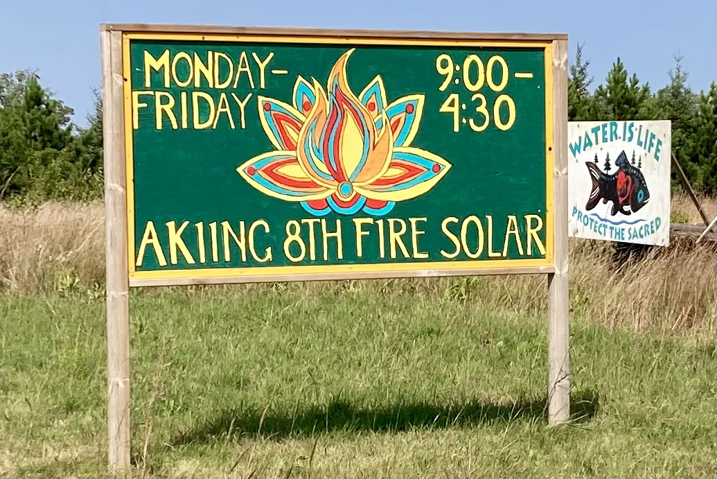 Akiing 8th Fire Solar is another business started by Honor the Earth as part of it's just transition activities. https://8thfiresolar.org