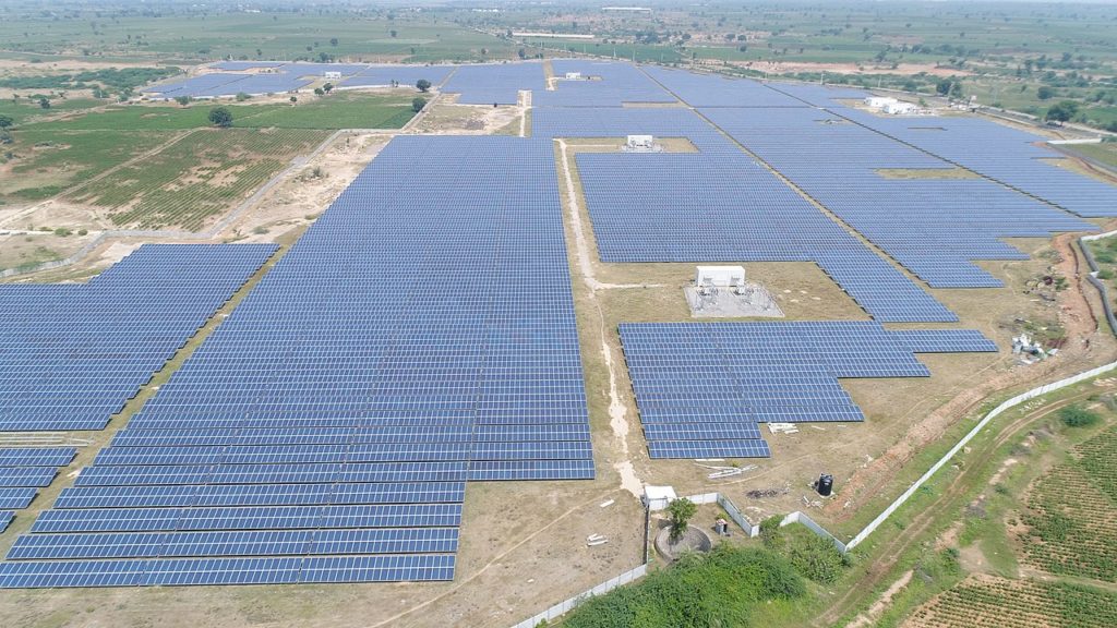 Solar Power Plant Telangana II in the Indian state of Telangana / credit: Thomas Lloyd Group