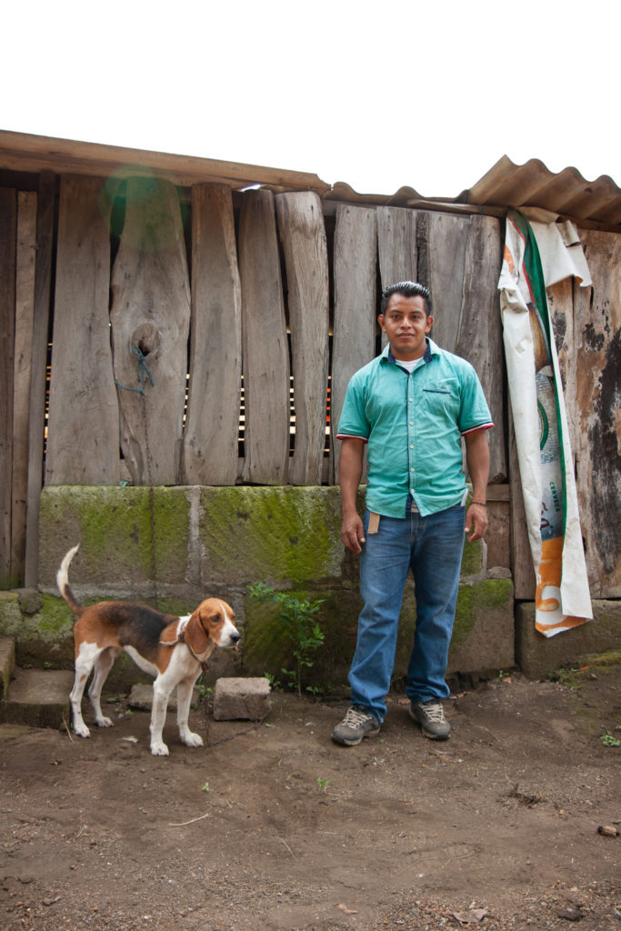 Farmer Saul Potosme of Tecuatepe was positive the FSLN party would win the November 7 election / credit: Julie Varughese