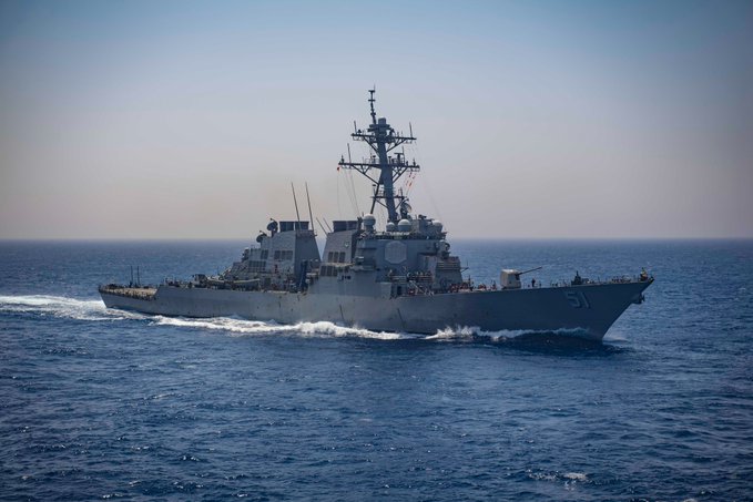 The USS Arleigh Burke ship sailed through the Black Sea on November 25 / credit: U.S. Naval Forces Europe-Africa