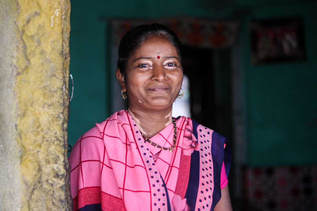 ASHA Jayashree Khade from Kolhapur’s Vhannur village tested positive for COVID in May 2021. “None of my seniors even once asked about my health. It was only the fellow ASHAs who helped me,” she says / credit: Sanket Jain