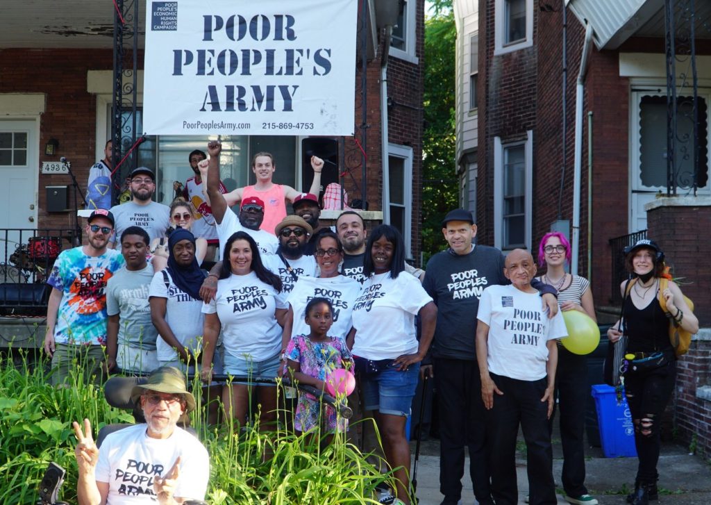 The Poor People's Army in Philadelphia / credit: Poor People's Economic Human Rights Campaign / Facebook