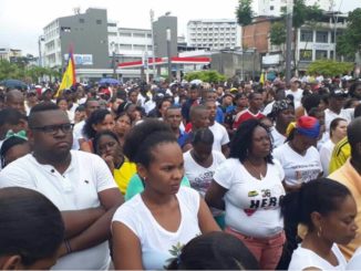 How the 2021 national strike looked in Buenaventura, Colombia / credit: Black Agenda Report