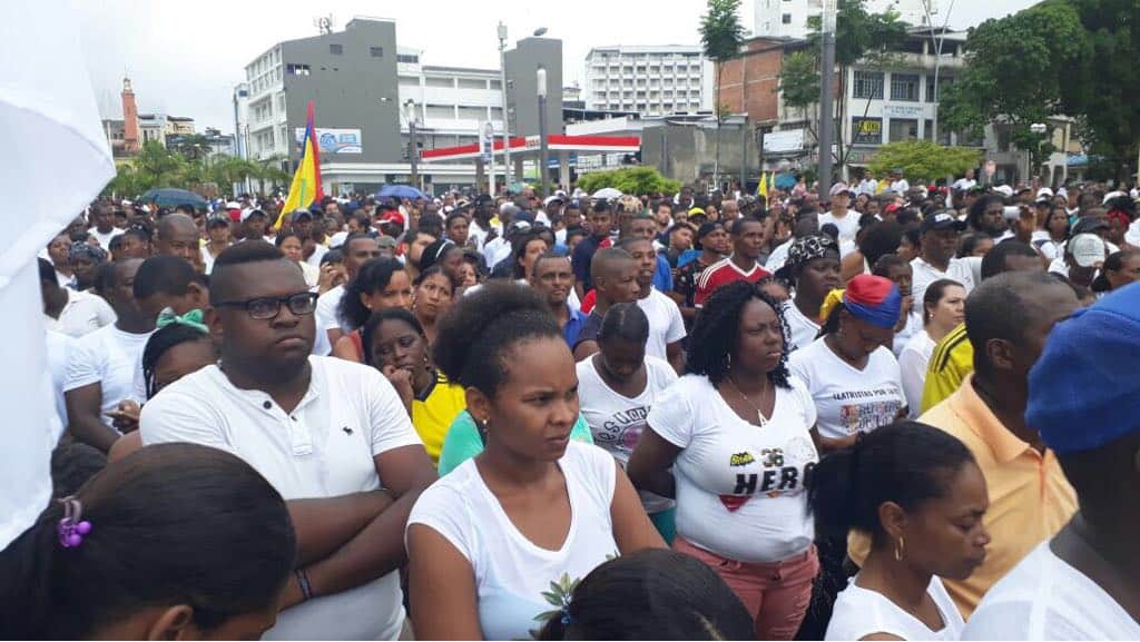 How the 2021 national strike looked in Buenaventura, Colombia / credit: Black Agenda Report