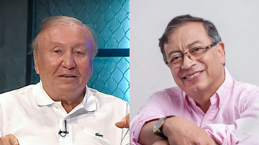 On left, League of Anti-Corruption Governors candidate Rodolfo Hernández (credit: Wikipedia / Programas Telemedellin) and Pacto Histórico candidate Gustavo Petro (credit: Facebook / Gustavo Petro)