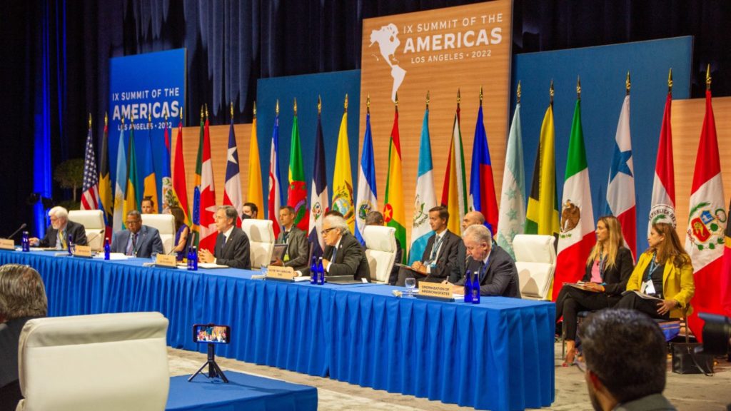 The 9th Summit of the Americas takes place until today in Los Angeles credit: Summit of the Americas / Twitter