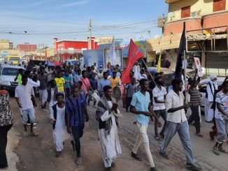 A protest in Atbara, Sudan / source: Socialist Worker