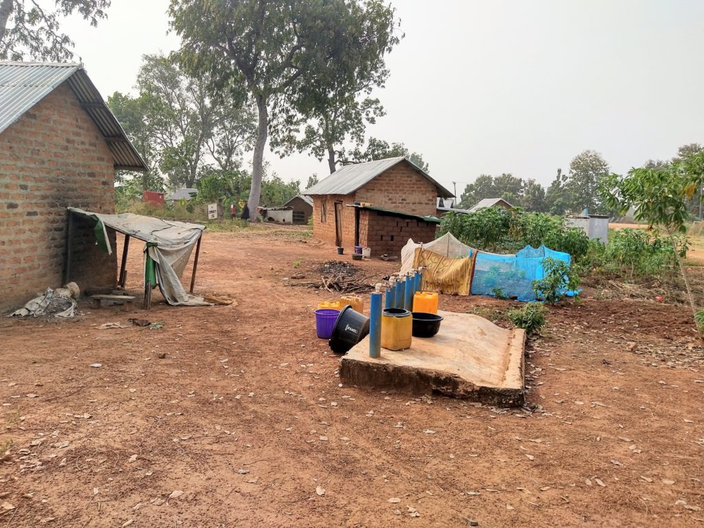 Water spouts at the Adagom refugee settlement / credit: Philip Obaji, Jr.