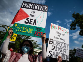 A U.S. court’s ruling sends a clear message to Israel organizations intent on suppressing advocacy for Palestinian rights / credit: Alejandro Alvarez / SIPA USA