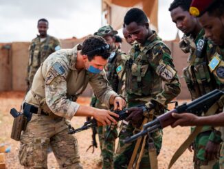 U.S. forces host a range day with the Danab Brigade in Somalia, May 9, 2021 / credit: U.S. Air Force