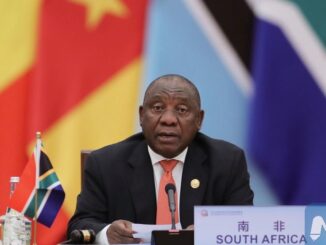 South African President Cyril Ramaphosa / credit: Xinhua/Ju Peng